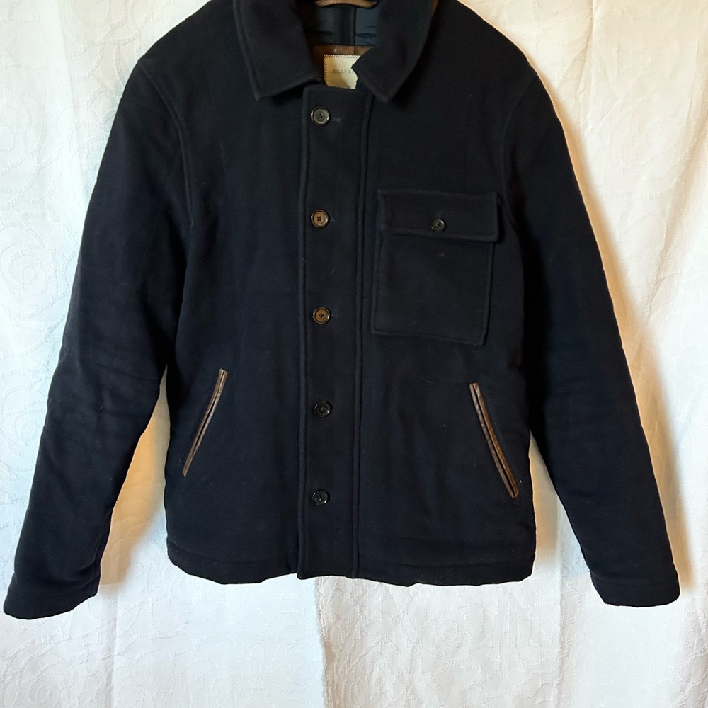 BILLY REID Men's Blue Wool Blend Jacket. Made in Italy. Size Medium. - Picture 4 of 14